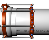 2500 - Restraint Harness for AWWA C905 PVC Pipe at PVC Fittings