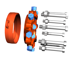 Series 2100 MEGAFLANGE Restrained Flange Adapter